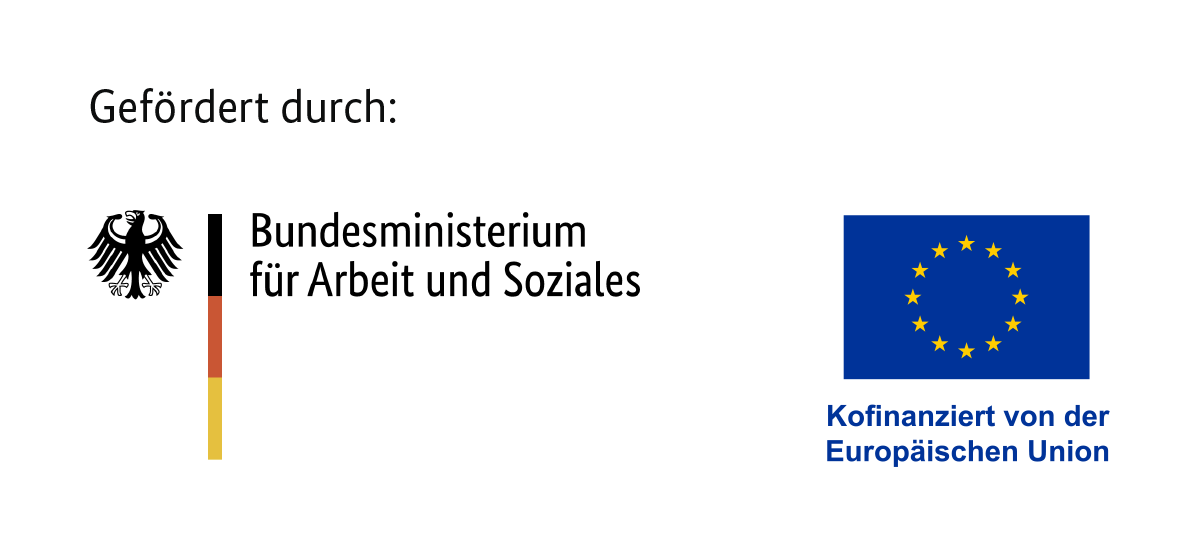 Gefördert durch BMAS und Europäische Union